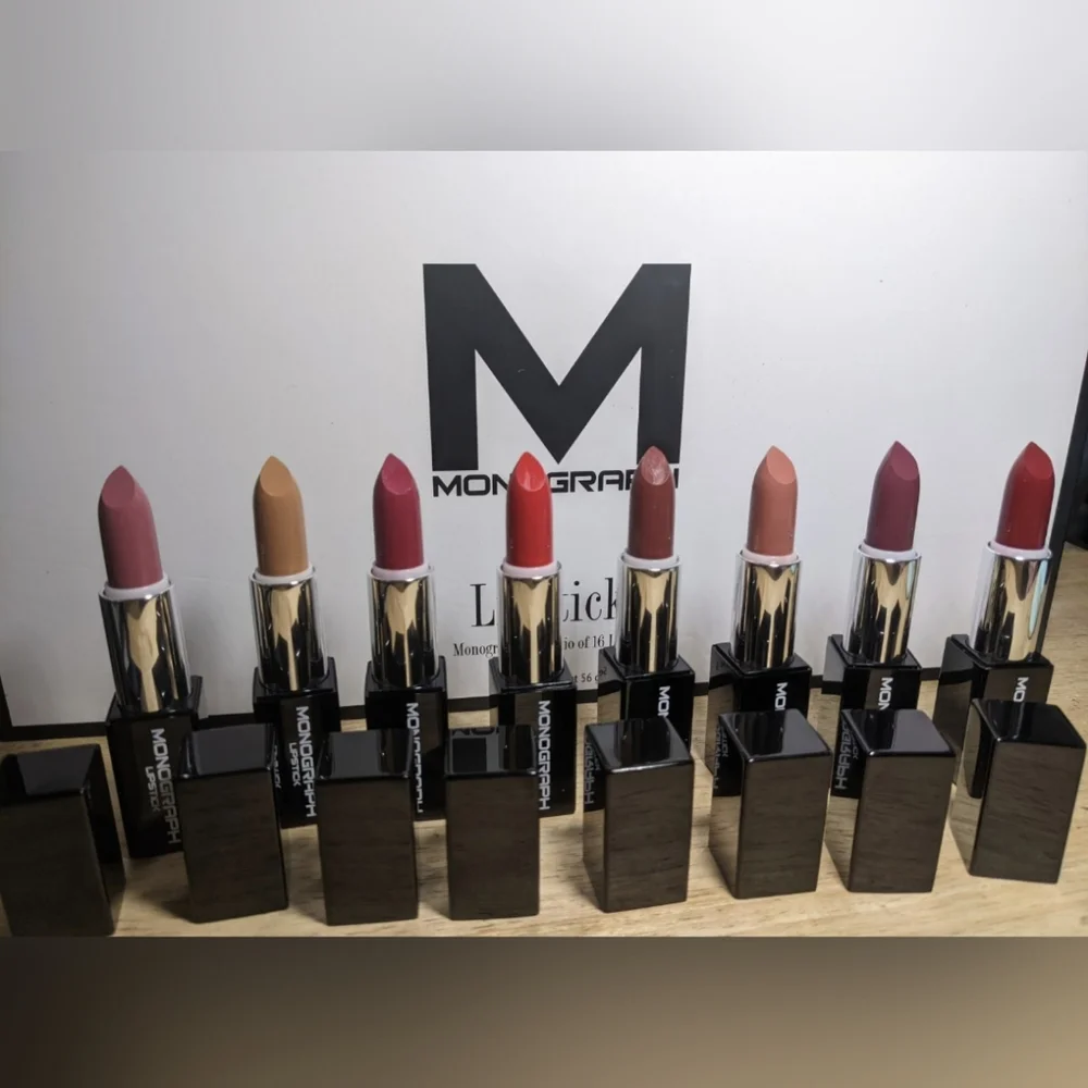 Lot of 16 Lipsticks by Artis Monograph portfolio Lipstick Full size &full set